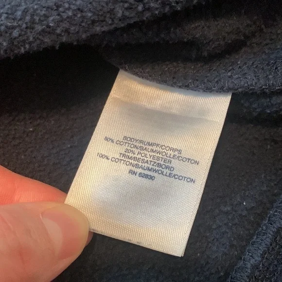 Land’s End Crewneck Long Sleeve Pullover Sweatshirt Blue Men’s S - Picture 5 of 14